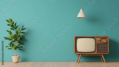 Retro television inspiration home image showcase cozy atmosphere photo