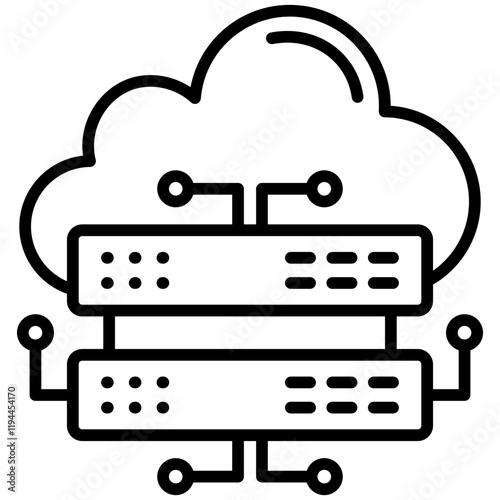Cloud Server Icon