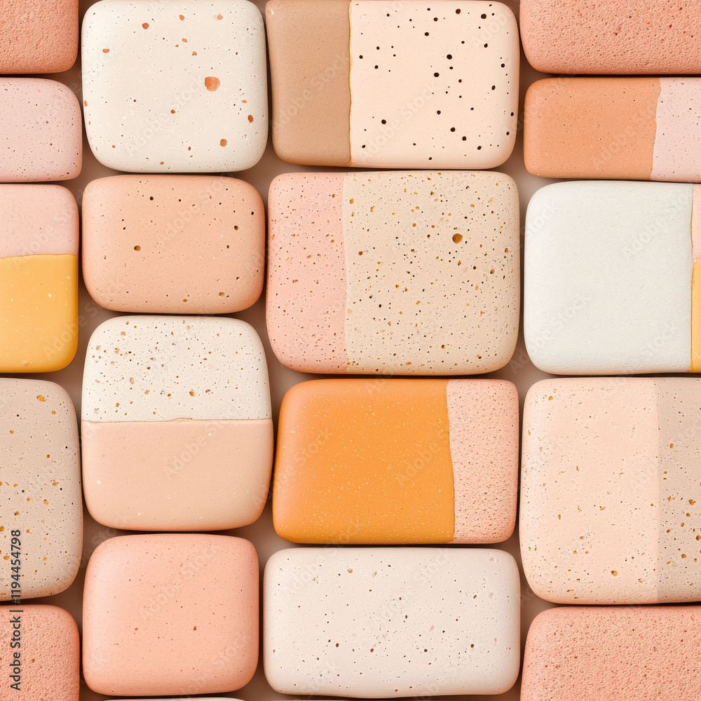 Textured abstract background of colorful stones in soft pastel shades Textured abstract background of colorful stones in soft pastel shades
