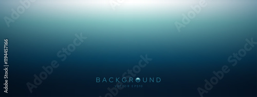 Blue gradient banner background, deep sea color scheme, vector illustration  