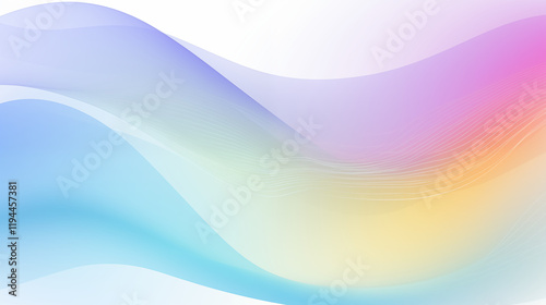 Abstract Pride Gradient Waves in Soft Rainbow Flow