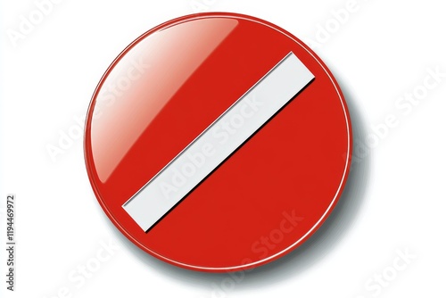 Red circle no entry sign. Free Download Red circle no entry sign. - GFXLoad