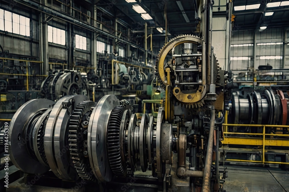 a picture of a machine component in an industrial machine a picture of a machine component in an industrial machine