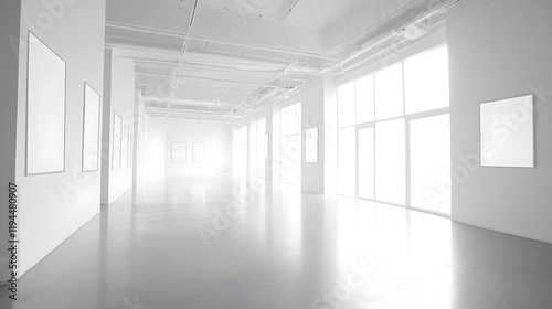 Spacious and well-lit modern interior with minimal decor.