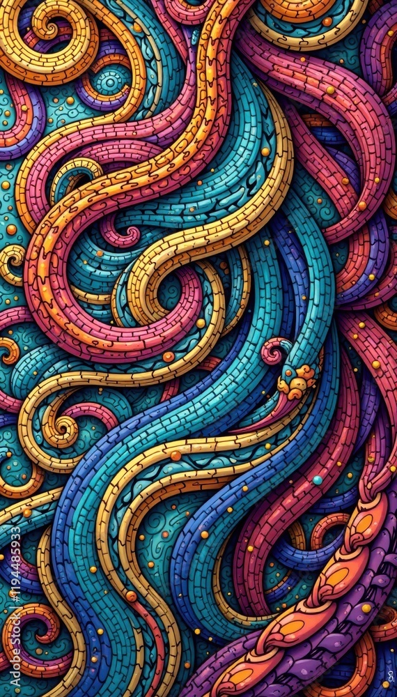 Intricate, interwoven lines create a complex, decorative doodle shape , shape, element design, decorative Intricate, interwoven lines create a complex, decorative doodle shape , shape, element design, decorative