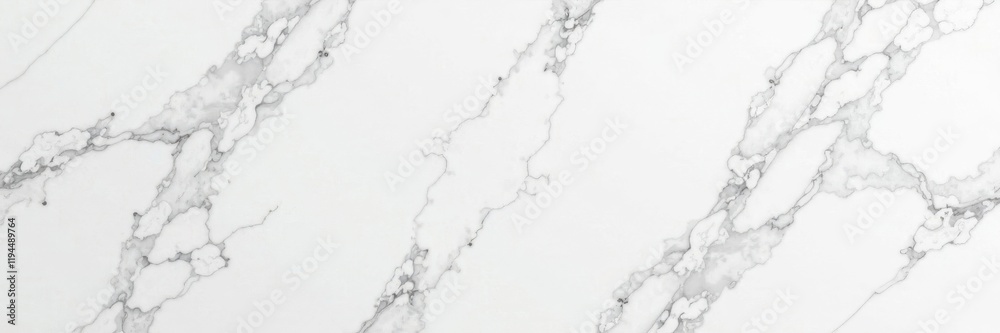 Obraz premium Seamless white marble texture, panoramic view , material, glossy, clean