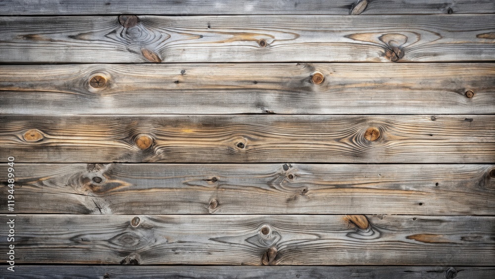 Weathered wooden planks with knots and grain patterns showcasing the natural beauty of aged wood Weathered wooden planks with knots and grain patterns showcasing the natural beauty of aged wood