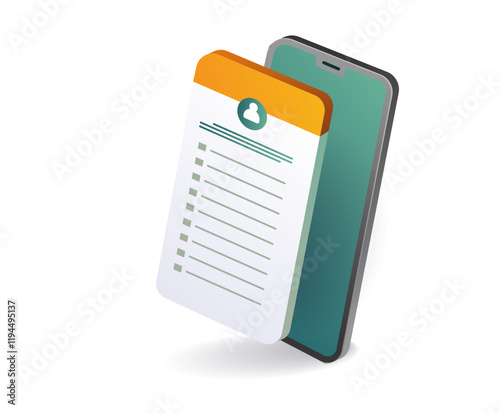 Personal account smartphone application