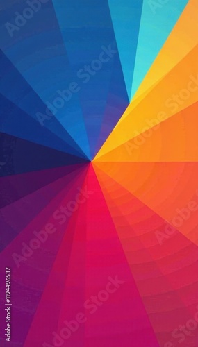 Geometric shapes, vibrant gradients, minimalist design, stylish, bold