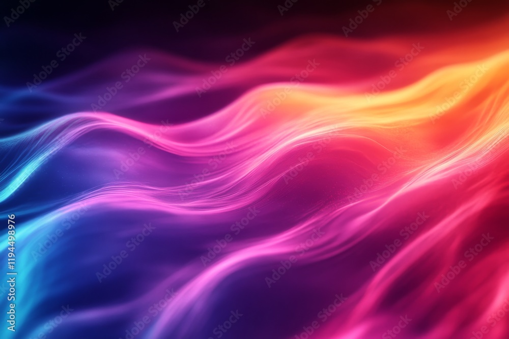 Colorful abstract waves of vibrant light motion Colorful abstract waves of vibrant light motion
