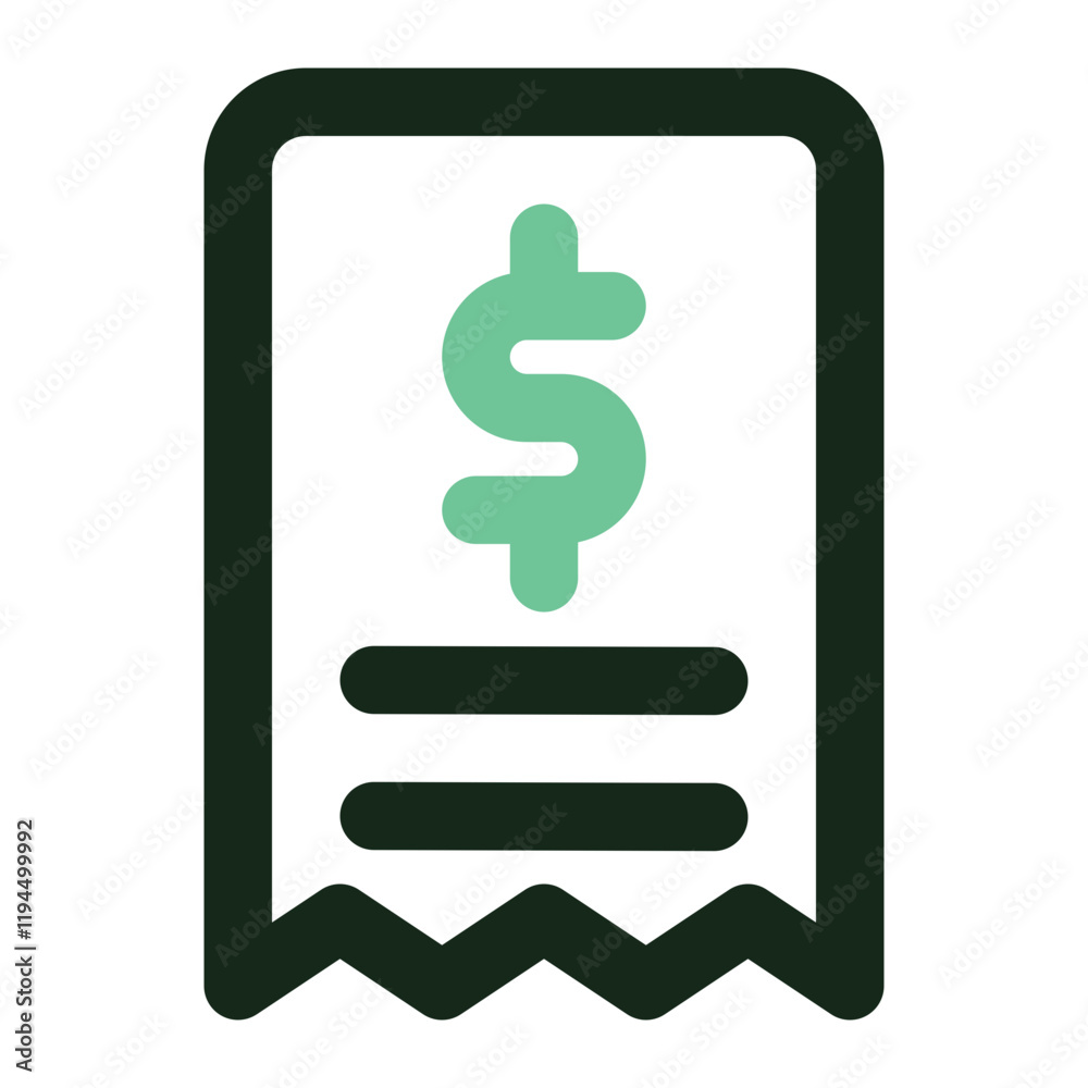 bill icon for illustration bill icon for illustration