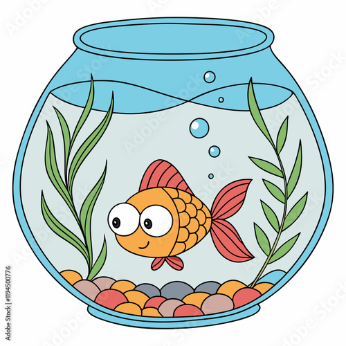 aquarium with fish