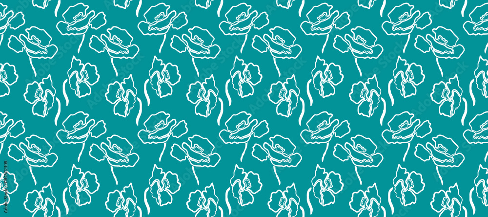 Hand drawn flowers, seamless patterns with floral for fabric, textiles, clothing, wrapping paper, cover, banner, interior decor, abstract backgrounds. Hand drawn flowers, seamless patterns with floral for fabric, textiles, clothing, wrapping paper, cover, banner, interior decor, abstract backgrounds.