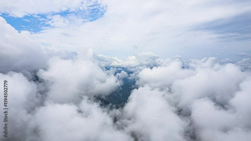Natural summer cloudscape over the sea with dynamic time lapse showcasing the beauty of nature Natural summer cloudscape over the sea with dynamic time lapse showcasing the beauty of nature