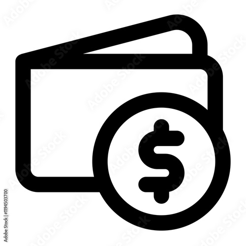 wallet icon for illustration