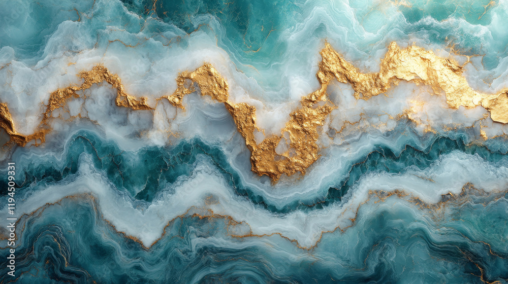 Abstract Marble Background. Luxury Abstract Background for Design. Dynamic Fluid Art with Marble Texture - Agate Stone Layers in Turquoise, Green, White and Gold Tones Abstract Marble Background. Luxury Abstract Background for Design. Dynamic Fluid Art with Marble Texture - Agate Stone Layers in Turquoise, Green, White and Gold Tones