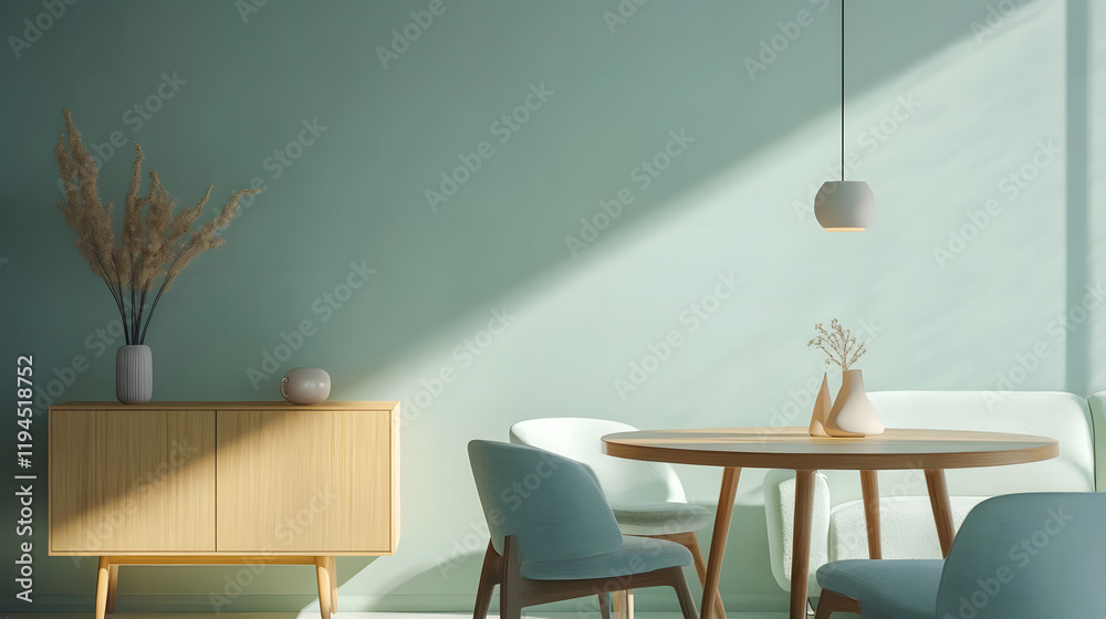 Cozy wooden furniture with soft lighting and shadows. Cozy wooden furniture with soft lighting and shadows.
