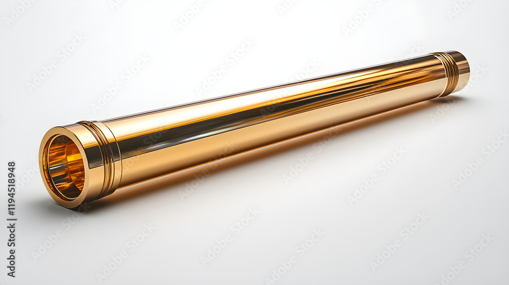 a gold bullet on a white background a gold bullet on a white background