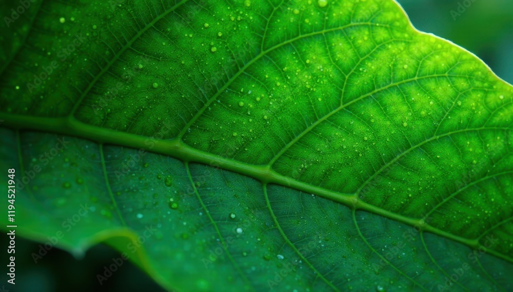 Intricate vein patterns, vibrant green hues, tropical leaf texture , photography, line, leaf
