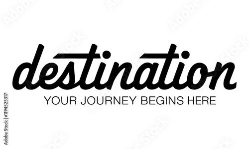 Destination Travel Vector Clipart Set with Exploration and Adventure Themes