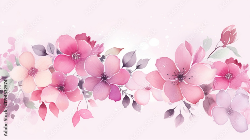 A colorful field of flowers with butterflies and a butterfly on the right frames of colorful flowers in watercolor.
A colorful field of flowers with butterflies and a butterfly on the right frames of colorful flowers in watercolor.