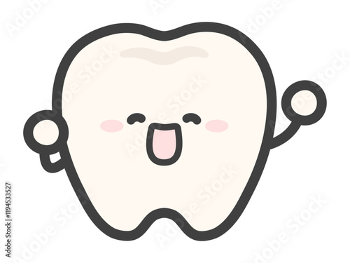 健康で美しい歯のベクターイラスト04