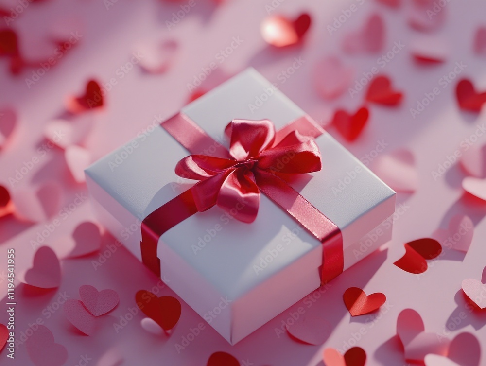Romantic Gift Set - Pink and White Valentine's Day Present Romantic Gift Set - Pink and White Valentine's Day Present