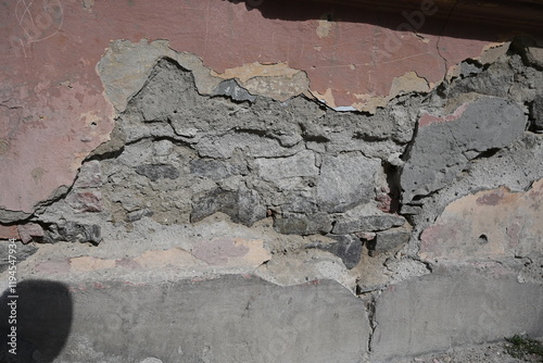 Obraz na płótnie Weathered Wall Texture w salonie