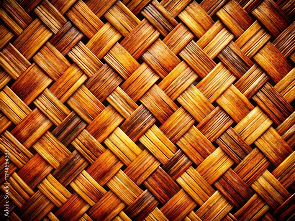 Old Brown Bamboo Woven Background Texture - High-Resolution Pattern Old Brown Bamboo Woven Background Texture - High-Resolution Pattern