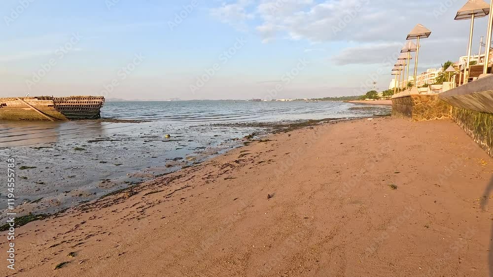 Serene Beach Scene in Pattaya