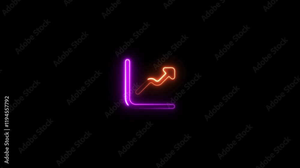Animated of business graph icon. Flip chart, Chart board, diagram charts, Rising up arrow on chart graph. business graph growth concept animation Animated of business graph icon. Flip chart, Chart board, diagram charts, Rising up arrow on chart graph. business graph growth concept animation