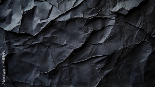 Wallpaper Mural Dark Crumpled Paper Texture: Abstract Background Torontodigital.ca