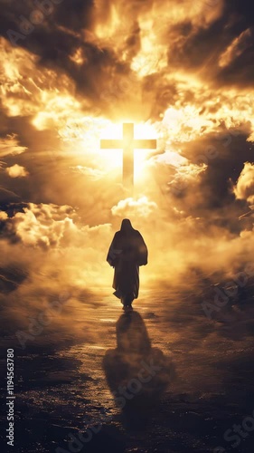 Jesus Prayer. Christian Faith Concept