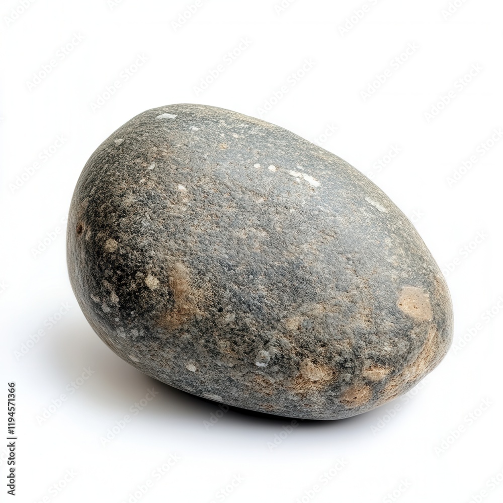 Smooth grey stone, studio shot, white background, zen (2) Smooth grey stone, studio shot, white background, zen (2)
