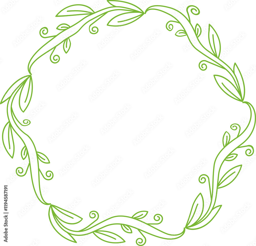 Floral Wreaths and Leaves Wedding Decoration Illustration
Floral Wreaths and Leaves Wedding Decoration Illustration