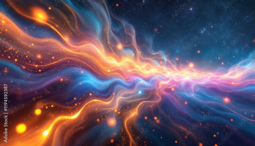 Cosmic Nebula: A Symphony of Light and Color Cosmic Nebula: A Symphony of Light and Color