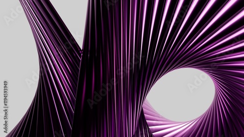 Abstract background with metallic waves, shiny surface in dark tones, modern design for wallpapers, presentations, banners, and graphic design