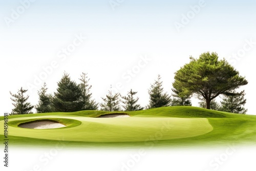 Golf course nature outdoors sports. photo