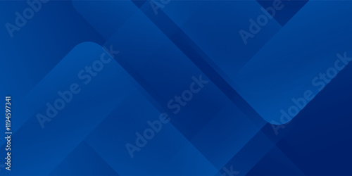 Abstract blue background with glowing geometric lines. Modern blue gradient square shape design. Futuristic technology concept. Suit for brochure, corporate, website, poster, banner, cover modern