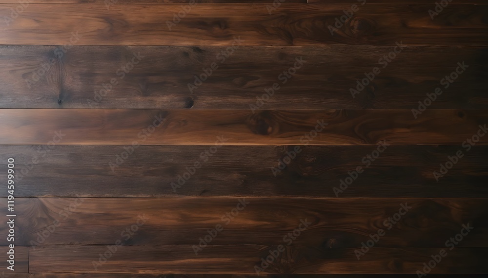 Naklejka premium Dark Walnut Wood Flooring Perfect for a Modern Home