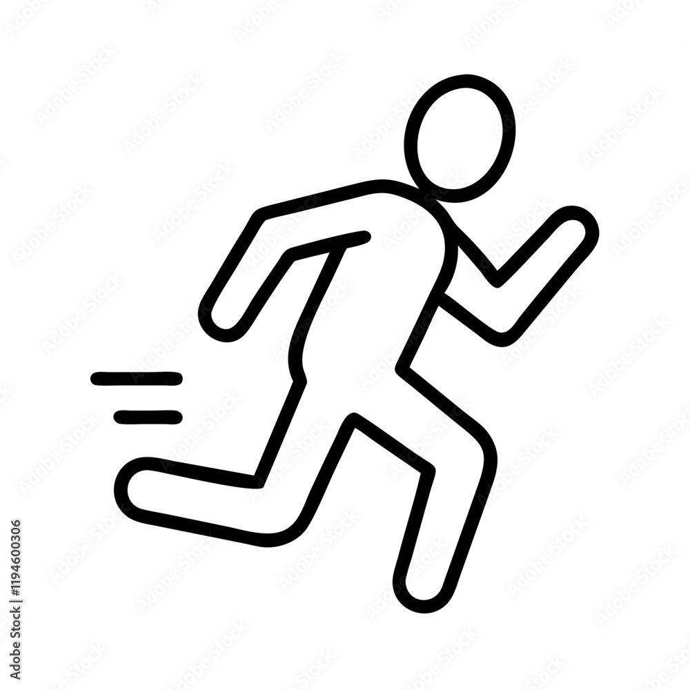 high intensity jog icon, high intensity jog line art - simple line art of high intensity jog, perfect for high intensity jog logos and icons and themed design high intensity jog icon, high intensity jog line art - simple line art of high intensity jog, perfect for high intensity jog logos and icons and themed design