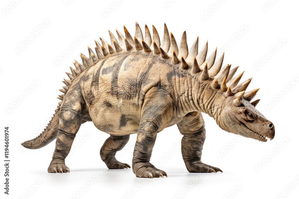 Obraz premium Stegosaurus dinosaur reptile animal.
