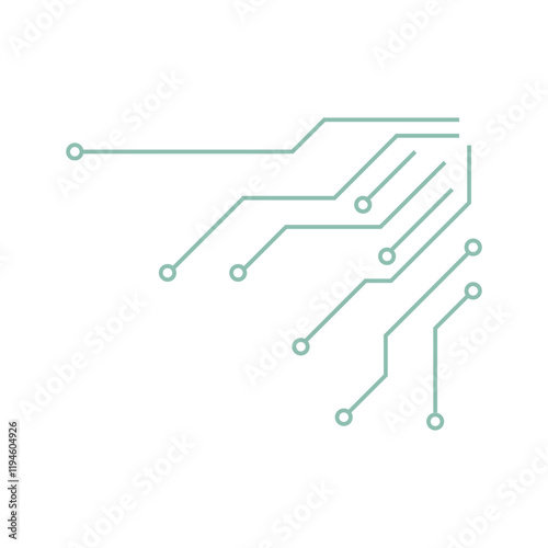 Circuit Simple Vector photo