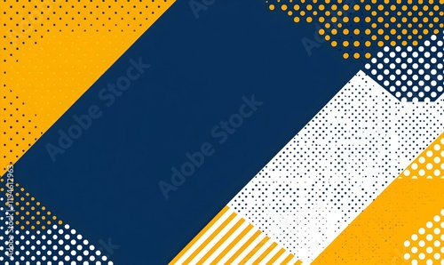 Wallpaper Mural Vibrant diagonal stripes in blue and yellow create an energetic abstract frame, evoking a sense of movement and modern design. Torontodigital.ca