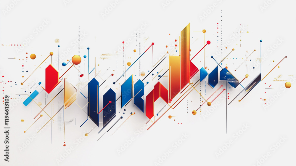 Abstract white background with Colorful charts and graphs with statistics to innovative analyze business potential and forecast future development of companies growth. Abstract white background with Colorful charts and graphs with statistics to innovative analyze business potential and forecast future development of companies growth.