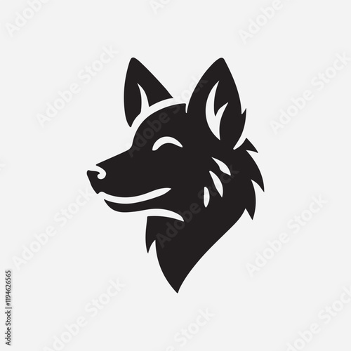 dog head isolated