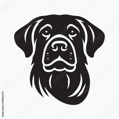 "Loyal Companions: Dog Silhouettes in Vector Design"