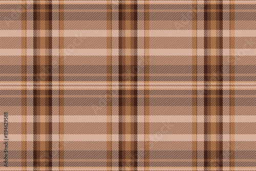 Repeatable patterns tartan pattern check, easter plaid texture vector. Christmas ornament background textile fabric seamless in orange and light colors.