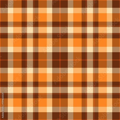 Retro plaid wallpaper design with bold intersecting stripes and