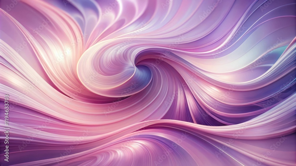 Obraz premium Abstract Swirling Pink and Purple Hues A Serene Visual Composition